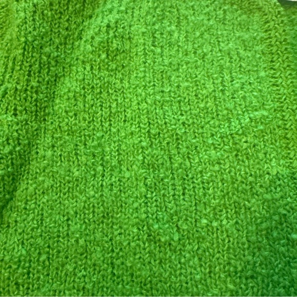 Vintage Tanner Womens Open Knit Cardigan Short Sleeve Grandma Cottage Core Green - Picture 4 of 8